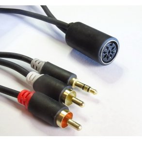 Ledning RCA to Powerlink m. Jack trig